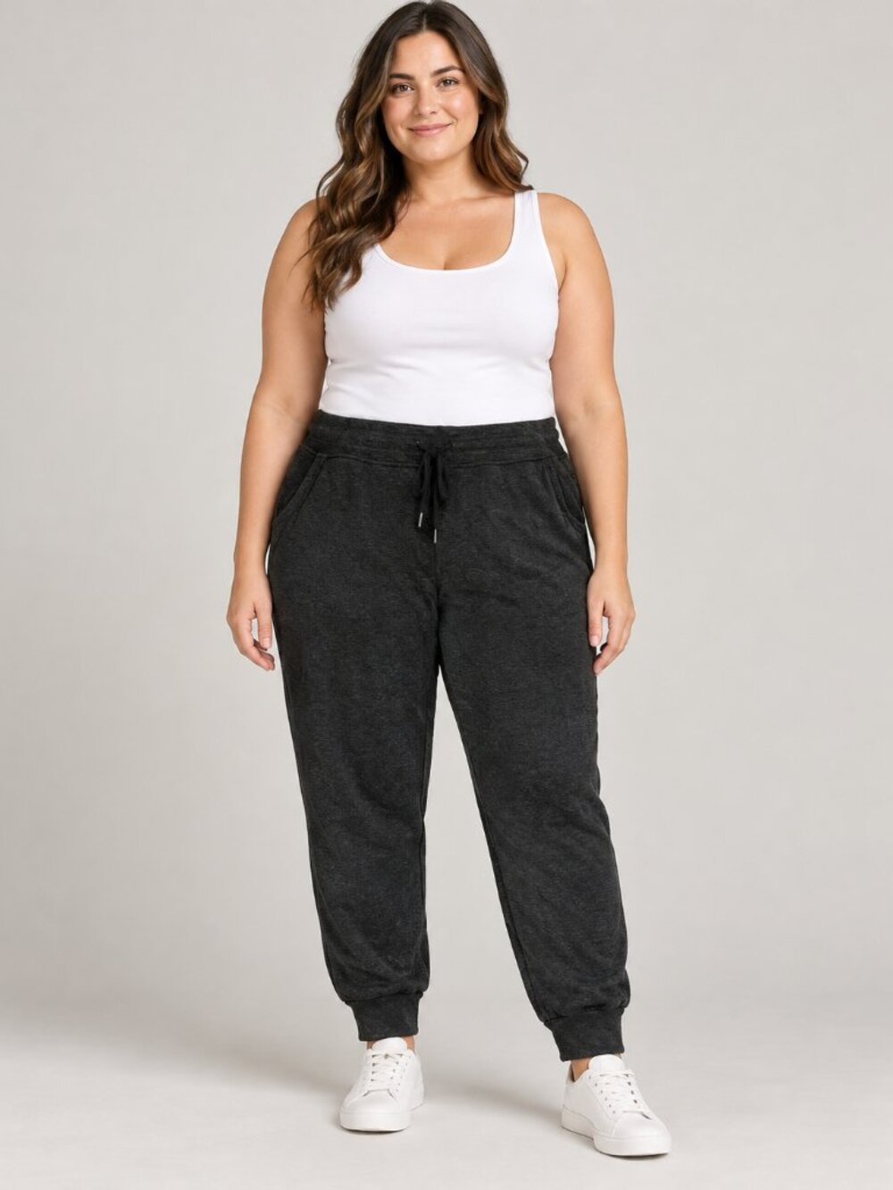 Member’s Mark Women’s XXL Charcoal Sherpa Lined Jogger Athleisure Pants